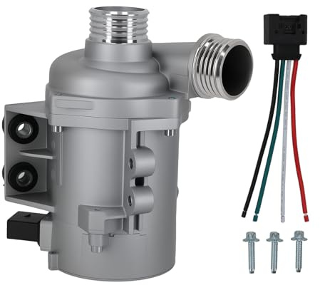 maXpeedingrods 11517586924 702851208 Elektrische Wasserpumpe Kühlwasserpumpe Motor-Wasserpumpe für BMW 525i 528i 530i 325i 328i X3 X5 11517563183 11517545201