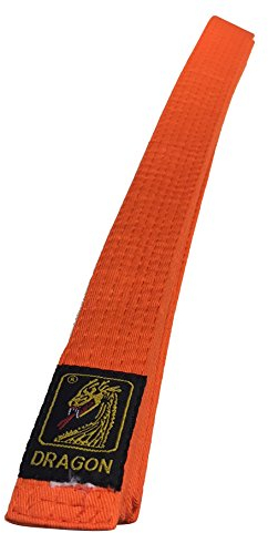 Karategürtel Judogürtel Budogürtel Dragon Orange 100% Baumwolle (260)