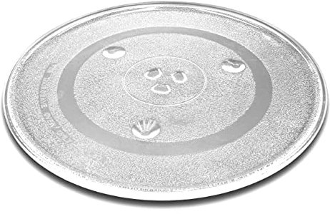 vhbw Placa de microondas universal para microondas por ej compatible con Bosch, Siemens, Bauknecht - Plato giratorio, vidrio, 31,5 cm