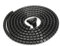 Avvolgicavo a spirale tagliabile, organizer per cavi per TV/PC/computer/casa (5 m, nero)