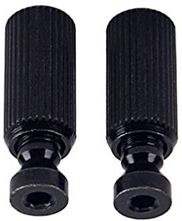 2 stücke tremolo brückennieten e-gitarre ?hung einstellung musikinstrument teile (schwarz)