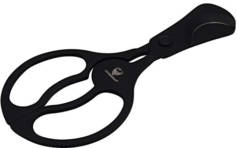 GERMANUS Cortador de Puros, Tijeras para cortar cigarros Highend, acero especial endurecido, negro