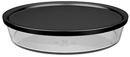 ORNAMIN Flat Fred 600ml Schale mit Deckel | Meal Prep | Made in Germany