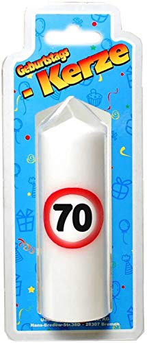 Geburtstagskerze zum 70. Geburtstag Zahlenkerze 135g Grundpreis 100g: 6,63 EUR