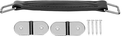 Amplifier Handle, Guitar Accessories Guitar Amplifier Handle, Internal Steel PU Leather Guitar Amplifier for Professionals(black)