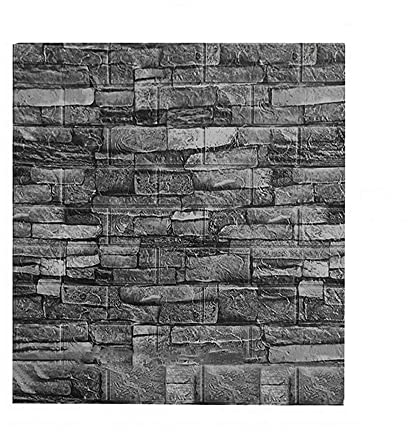 10 PCS 3D Brick Wallpaper, 35×38 DIY Self Adhesive Wall Tiles, Waterproof,Masonry Effect, Home Decoration, 3D Wall Panel,Suitable for Kitchen, Bathroom, Living Room