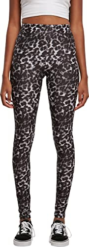 Urban Classics Damen, Yoga Pants, Blackleo, XXL
