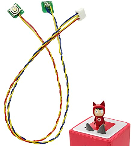Kable Alternative Ersatz Kabel Enthalten elektronische Tasten Ersatzohren inkl. elektronischer Knöpfe fur Tonies Toniebox (Only Kable)