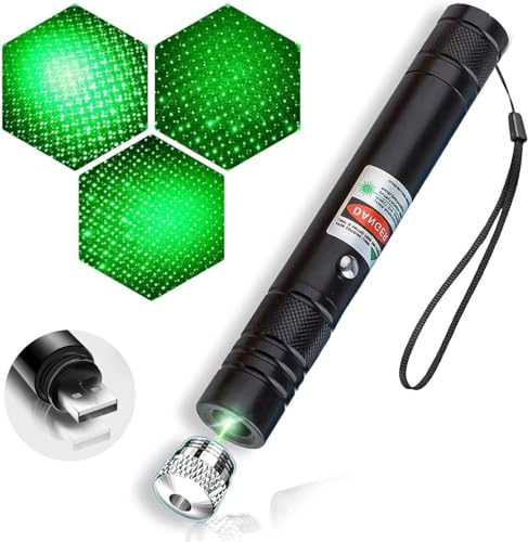 DLEBAO Teaching Flashlight with USB Rechargeable for Outdoor Night Walking