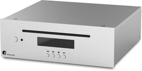 Pro-Ject CD Box DS3, High end CD player with True Red Book playback, Analog and Digital outputs, Silver