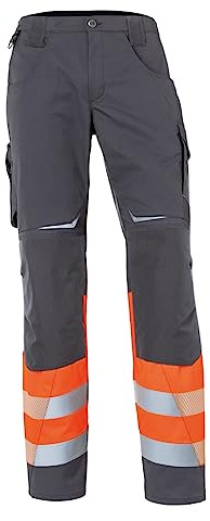 KÜBLER Workwear | KÜBLER REFLECTIQ Arbeitshose Klasse 1 | warnorange/anthrazit | Größe 27K