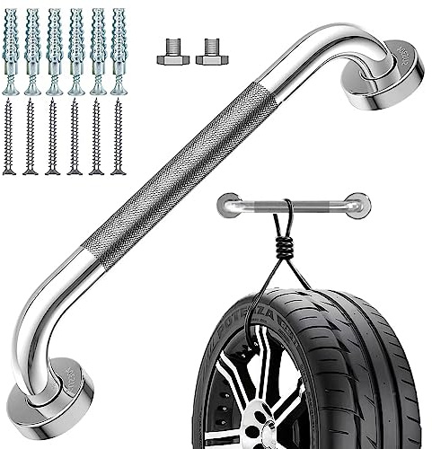 Armiika Upgraded Grab Bar for Shower, 16 inch Elderly Assistance Safety Balance Products Apply to Bathroom, Toilet, Shower Handle for Bathtubs and Showers