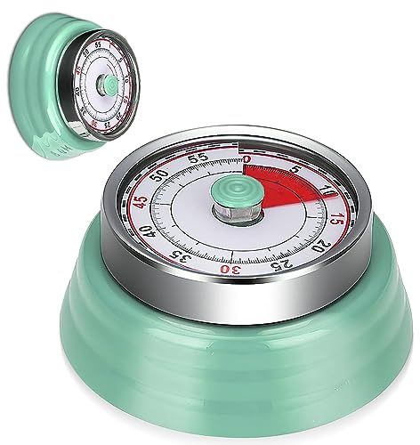 Udbrud Minuteur de Cuisine, Kitchen Timer Rappel Gérer Les Kitchen Timer Rappel Gérer Outil de Gestion du Temps pour Cuisine Magnetic Visual Kitchen Timer pour Maison, École, Travail