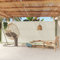puraday Toldo lateral extensible de 220 x 500 cm, color crema para terraza, balcón, pared lateral, elegante toldo lateral, protección contra el viento y el sol, protección visual y fácil instalación