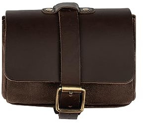 Cafe Twin Borsa Porta Lucchetto Marrone Portalucchetto Universale Moto