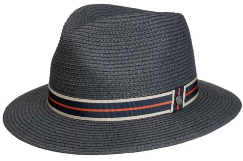 LIERYS Wardsville Traveller Toyo Strohhut Einfarbiger Hut Eleganter Reisebegleiter Luftdurchlässig Unisex Frühjahr Sommer