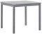 UTSRABFA Gartentisch Balkontisch Terrassentisch Campingtisch Gartentisch Grau 80x80x74 cm Akazie Massivholz Geeignet für Draußen, Garten, Terrasse, Rasen