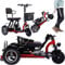 Mobility Scooters,Foldable Lightweight 3-Wheel Mobility Scooter - Up to 45km Battery Life - Comfortable Seat - Ideal for Elderly & Disabled