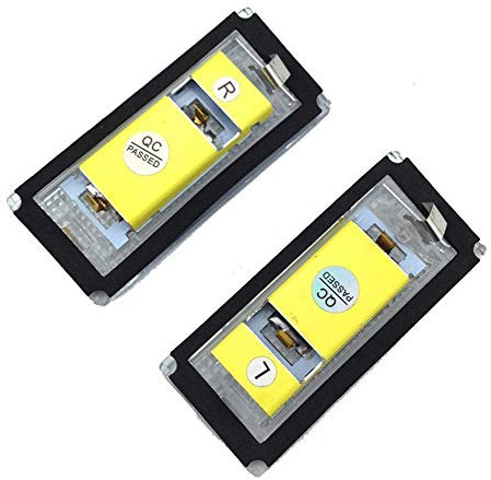 Kennzeichenbeleuchtung,Kennzeichenleuchte Kennzeichen Licht Auto Schwanz Licht Weiße Zwiebeln 2 Stück Auto Zahlenlampe for BMW 3er E46 4D 1998-2003