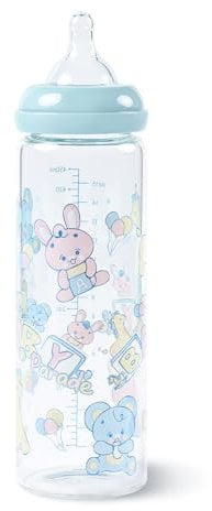 LittleForBig Erwachsene Flasche Ultra Gedruckt Spezialität überdimensioniert Glas Fütterung Baby Parade Muster