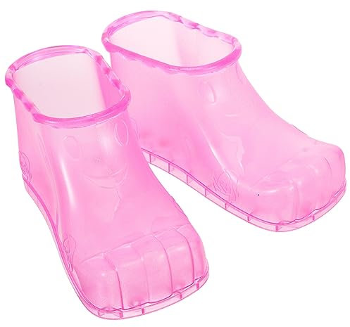 Healeved Chaussures De Bain De Pieds Massant Spa Portable Taille Petite 12,5 Cm Rouge Pour Pédicure Détente Circulation Sanguine Usage Domestique