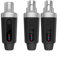 Niceminiwall Microfono wireless 2,4 G per microfoni dinamici, portata 50 m, convertitore ricaricabile USB, trasmettitore XLR, set ricevitore e sistema audio digitale (1 in 2)