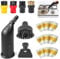 10Pcs Round Brush and Nozzle Set Steam Cleaner Accessories Sutiable for Kärcher SC1 SC2 SC3 SC4 SC5 SC7 CTK10 CTK20, Nozzles Extension Tube & Round Brushes & Steam Jacket for Karcher Accessories