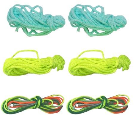 Juguete de cuerda con cremallera para mascotas, lanzador de cuerda que brilla en la oscuridad, juguetes para gatos y perros (6 piezas de cuerda individual)