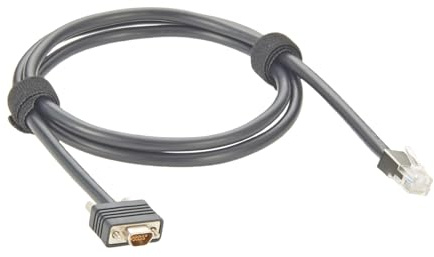 Plinkwirekb Kompatibel mit EMC 038-003-085 038-003-623 Micro DB9 auf RJ12 SPS Serial Sense-Kabel für CX3 CX4 VNX Clariion Speichersysteme (1 m)