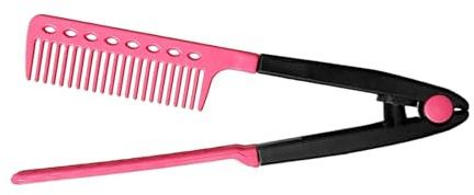 Peigne à cheveux, fer à repasser professionnel, coiffage portable, chauffage rapide, brosse de contrôle de la température, peigne antistatique pour lisse, gadgets