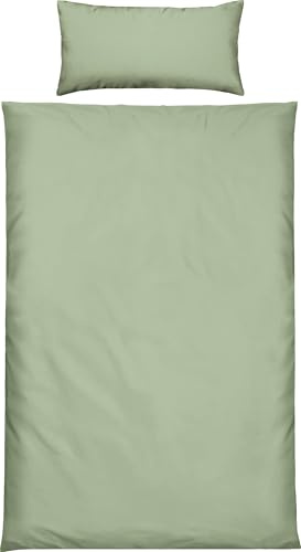 Erwin Müller Bettwäsche Ansbach Mako-Single-Jersey Jade Größe 1x 135x200 cm + 1x 40x80 cm