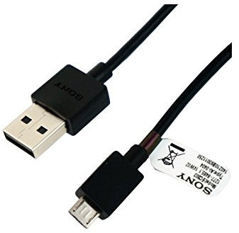 Cable Original Sony EC803 Micro USB para Xperia Z, Z1, Z2, Z3, Compact, E5, M2, M4, Bulk