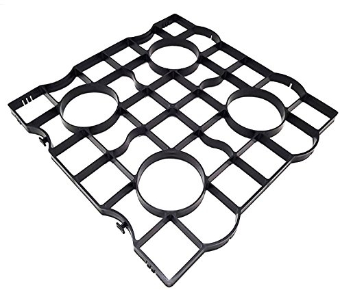 Rasengitter Rasenplatten Paddockplatten Rasenwaben Reitplatzbau Gehwegplatten 50x50x2,5 cm (20 Stück (5 m2)) von rg-vertrieb