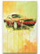 Paul Sinus Art Dodge Challenger 90x60cm auf Leinwand gespannt fertig zum aufhängen