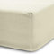 Lumaland Luxury Jersey Spannbettlaken für Wasserbett und Boxspringbett 100% Baumwolle mit Rundum-Gummizug 140-160 x 200-220 cm Sand