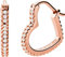 Michael Kors Ohrringe MKC1336AN791 Damen Creolen Herz PREMIUM 925 Rose Zirkonia