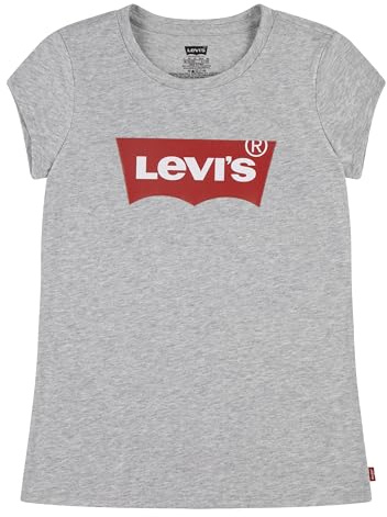 Levi's Kids ss Batwing Tee Girls, Grey, 3 Years