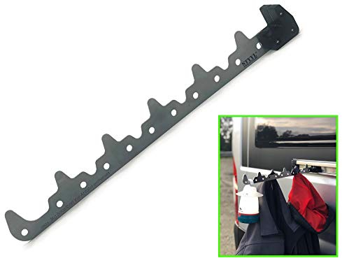 STYYL Kleiderhaken für die Führungsschiene der Schiebetür an Ducato, Jumper, Boxer/Hakenleiste/Kleiderstange für Wohnmobil Van Kastenwagen Camper