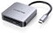 LENTION USB C to CF/SD/Micro SD Card Reader, SD 3.0 Card Adapter Compatible 2022-2016 MacBook Pro 13/15/16/M1, New Mac Air/iPad Pro/Surface, Samsung S20/S10/S9/S8/Plus/Note, More (C8s, Space Gray)