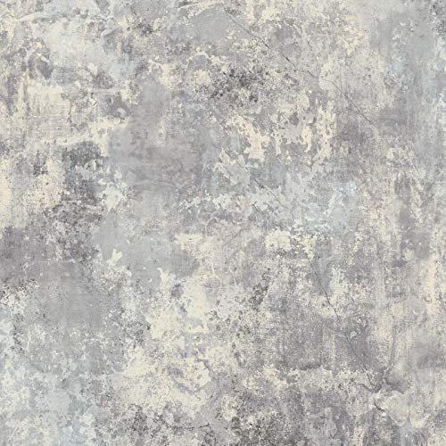 Plaster Light Grey Wallpaper Industrial Concrete Effect Textured Vinyl