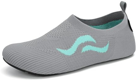 SAGUARO Zapatillas de Estar por Casa Hombre Mujer Zapatos de Casa Ligero Comodas Pantuflas Flexible Antideslizante, Gris Oscuro 42/43 EU