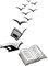 SUPERDANT Wandtattoo Buch Mit Vogel Wandsticker Lustige Kunst Wandaufkleber Schulanfang Inspirierende Zitate Spruch Vinyl Wandsticker Wanddekoration Für Klassenzimmer Schlafzimmer Dekoration