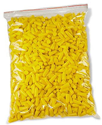 QED 301 Ear Plug Bulk Pack 500 Ear Plugs Yellow