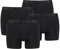 PUMA Boxershorts Herren 4er Pack Sport Mikrofaser + elastisch / Funktionsunterhosen Männer (S - XL), Farbe:Black, Bekleidungsgröße:M