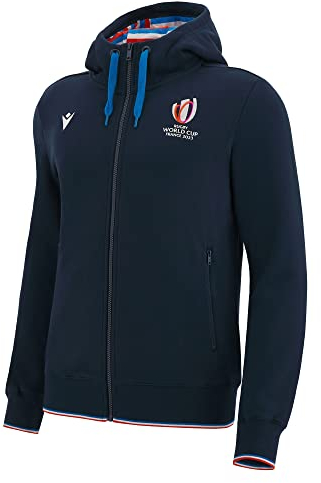 Macron RWC 2023 Rugby World Cup Full Zip Hoody (Navy)