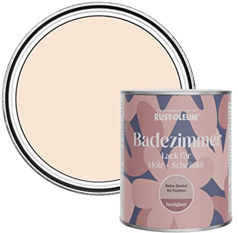 Rust-Oleum Pink Moisture Resistant Bathroom Wood and Cabinet Paint in Gloss Finish - Melrose 750ml