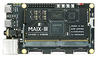 Sipeed MAIX-III AXera-Pi Linux AI Development Board Basato su AX620A Soc con CPU quad-core Cortex A7 3.6TOPs NPU 2GB LPDDR4X RAM per AI Edge Computing/Vision Face Detection Support Debian11 Linux