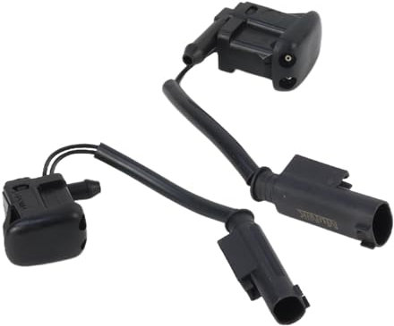 Bomunik 2 Stück Scheibenwaschdüse Heizung für BMW 5 (E39) 1995–2003520d, 520i, 523i, 525d, 528i, 530d, 530i, 535i, 540i, M5 Ersatz # 61668361039