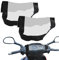 2PCS Mobility Scooter Control Panel Cover Waterproof Panel Cover Control Tiller Covers Protection Fitted Universal Mobility Scooter Accessories, Black
