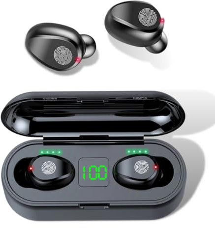 Wireless Ear buds In Ear Earphones Built-in Microphone, Calling functions, HD Voice, Noise Cancellation Isolation, Touch Control, Waterproof, Immersive Premium Sound, Headset with Charging Case